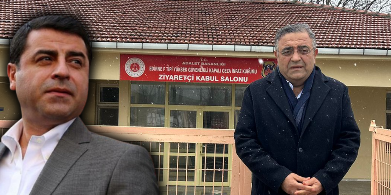 Sezgin Tanrıkulu Selahattin Demirtaş'ı ziyaret etti