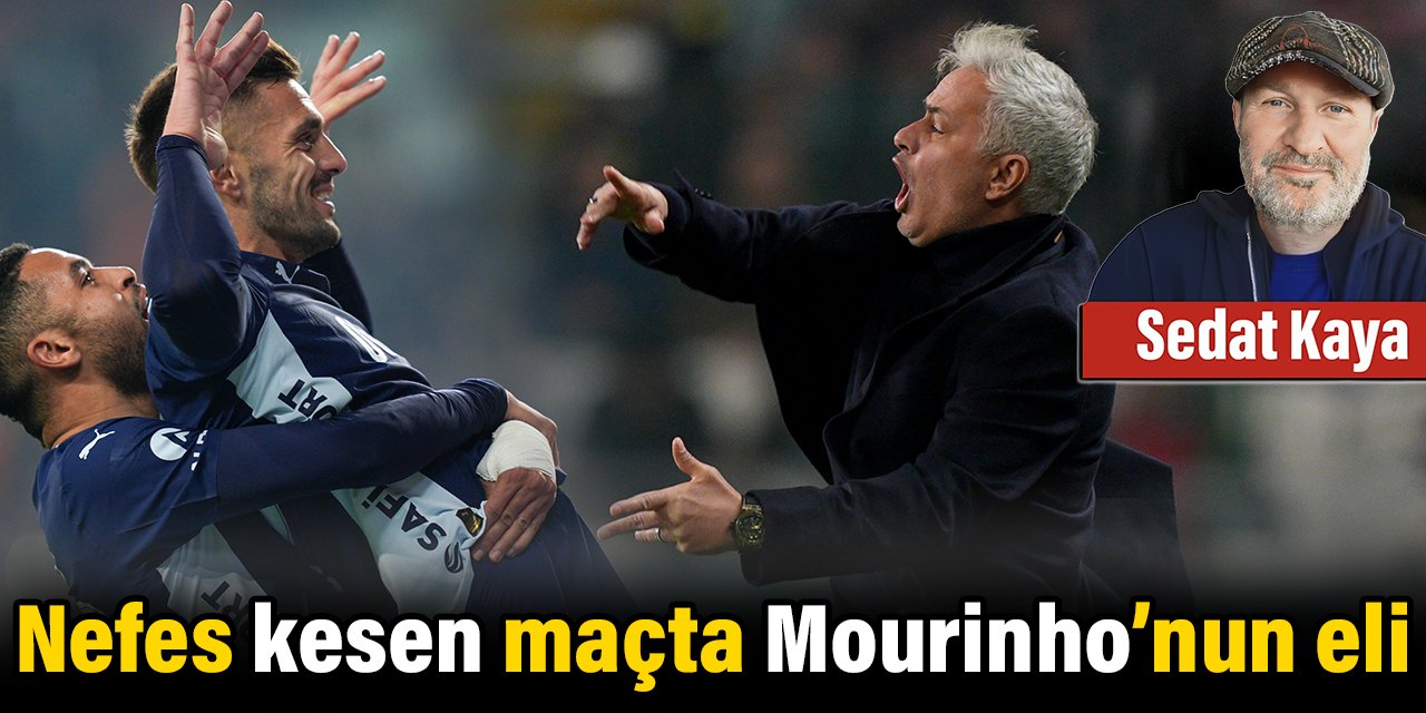 Nefes kesen maçta Mourinho'nun eli