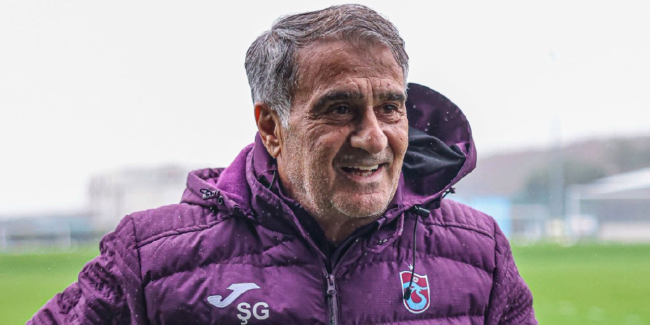 Şenol Güneş'i görünce yüzünde güller açtı