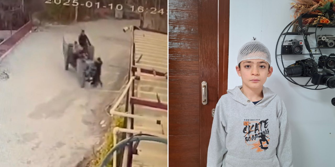 14 yaşındaki çocuk tarım aracıyla 10 yaşındaki çocuğa çarptı