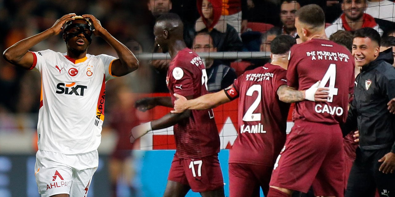 Galatasaray Hatayspor karşısında yaralandı. Yabancı Var damgasını vurdu