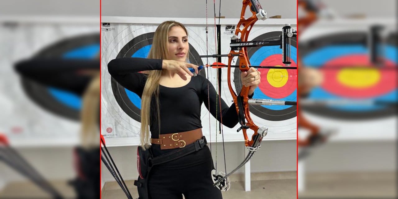 Pınar hakim, attığı oklarla hedefi 12'den vuruyor