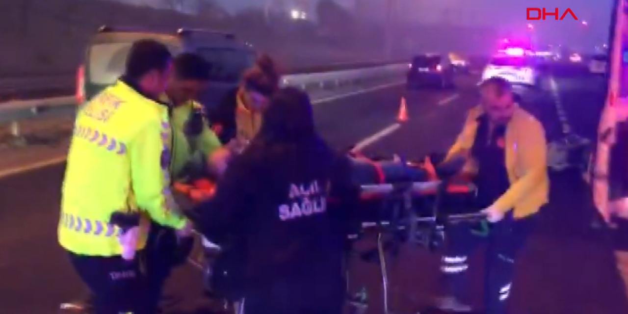 Feci çarpışma! Motosiklet sürücüsü ağır yaralandı