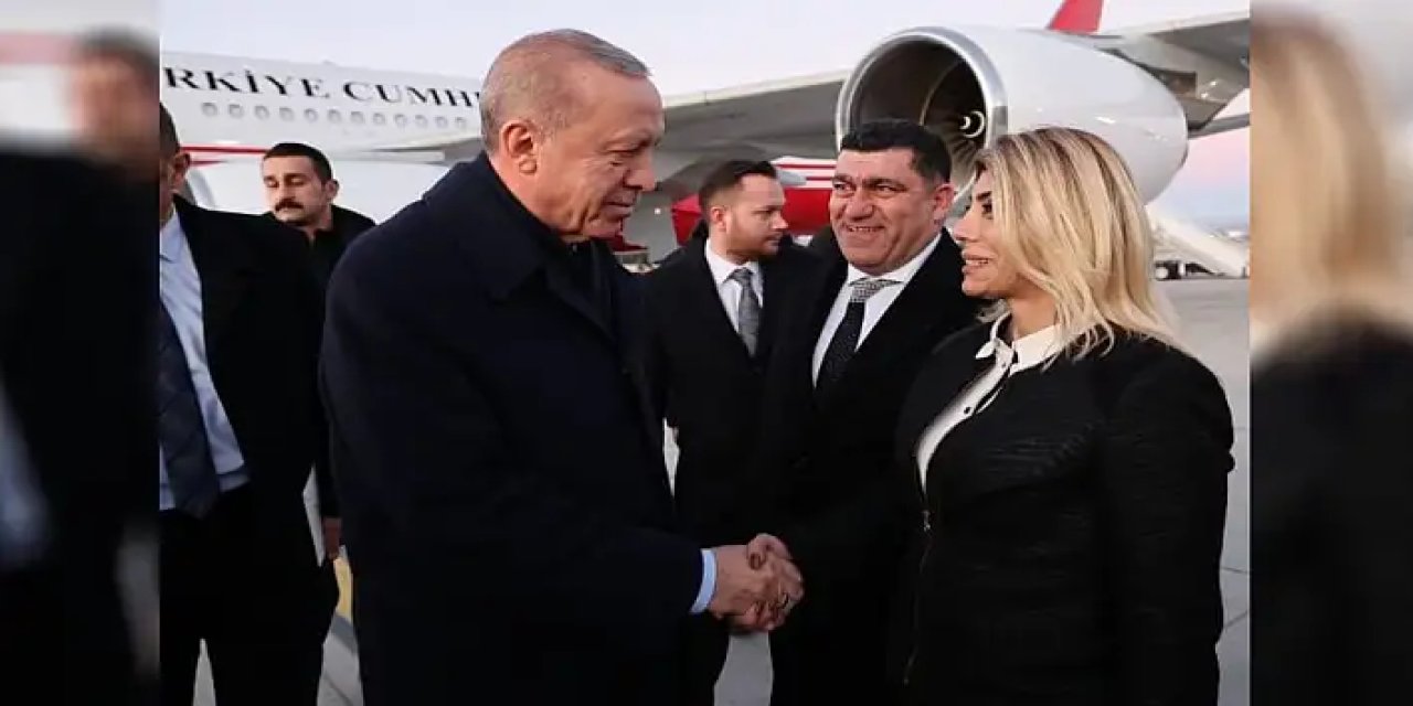 Kayserispor Başkanı Erdoğan'ı uçaktan iner inmez karşıladı