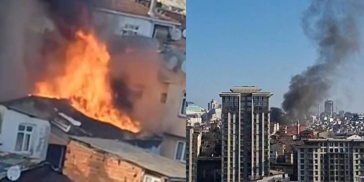İstanbul'da korkutan yangın