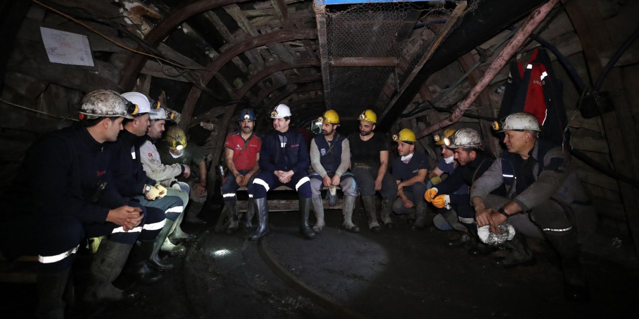 Saadet Partisi Genel Başkanı maden işçileri ile bir araya geldi