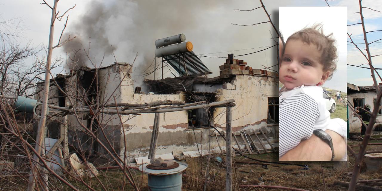 Kerpiç evdeki yangında ölen 3 yaşındaki Ecrin son yolculuğuna uğurlandı