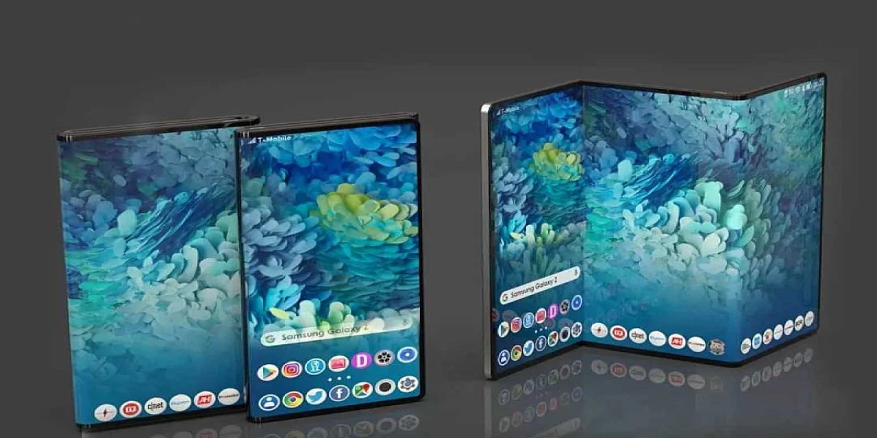 Samsung'un üçlü çevirmeli akıllı telefonunu bekleyenler! Az kaldı