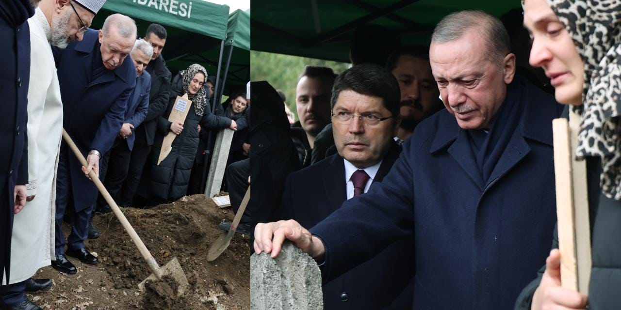 Erdoğan aile dostunun cenazesinde göz yaşlarına boğuldu