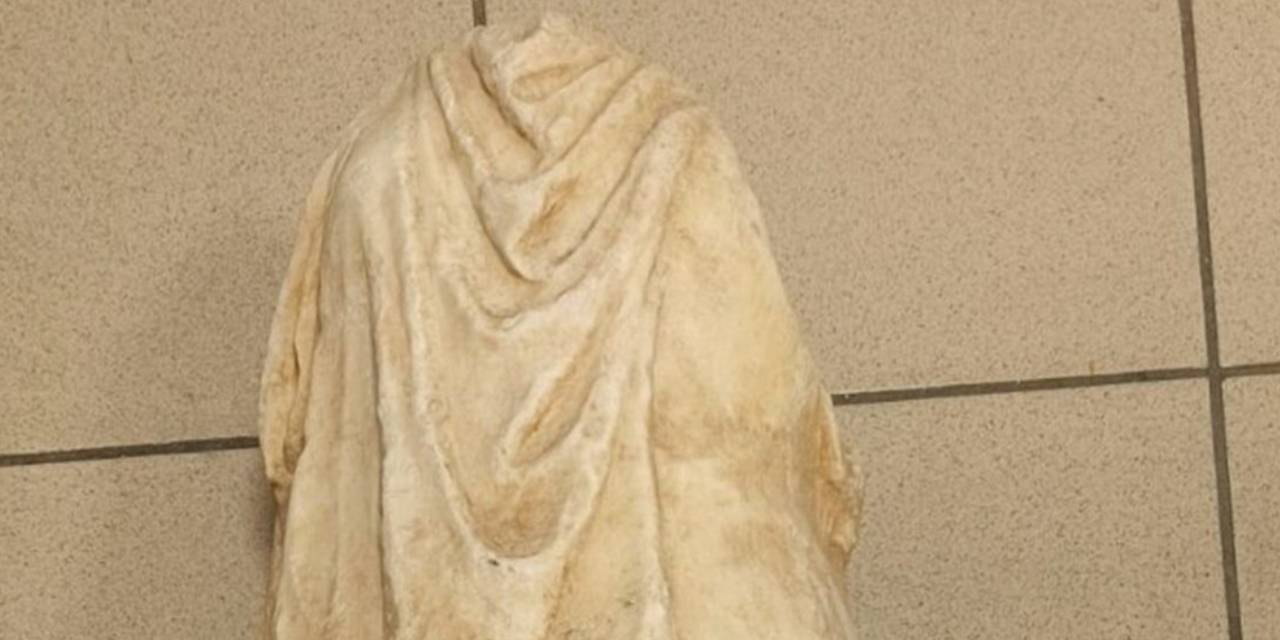 2 bin yıllık antik Yunan heykeli çöp poşetinde bulundu