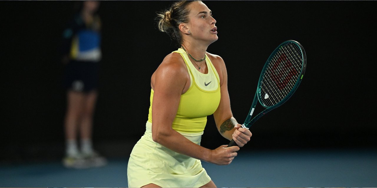 Sabalenka finale çıktı