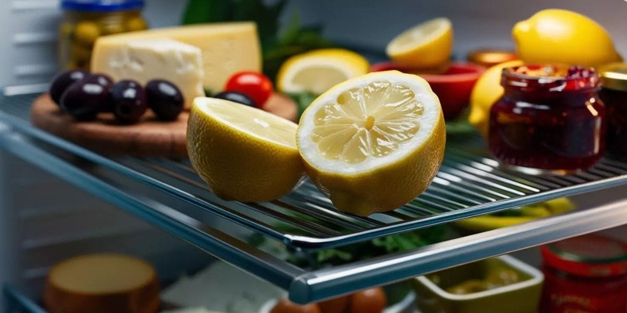 Kesik limonu buzdolabına koyunca bakın ne oluyor