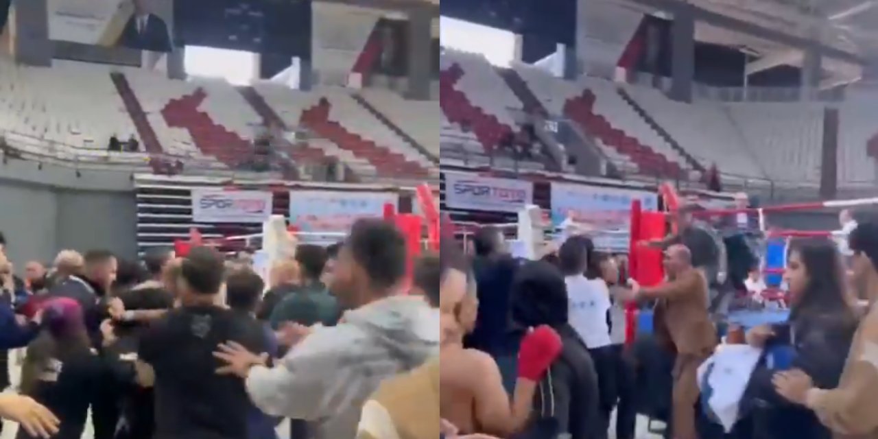 Şampiyonada ortalık karıştı hakemler yumruk yedi
