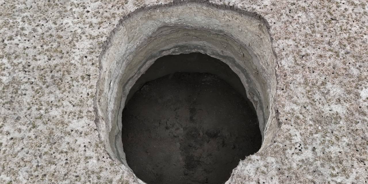 Tarlasının ortasında gören adam korkudan küçük dilini yuttu