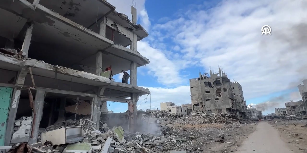 İsrail ordusunun Refah'ta bıraktığı yıkımın boyutu görüntülendi