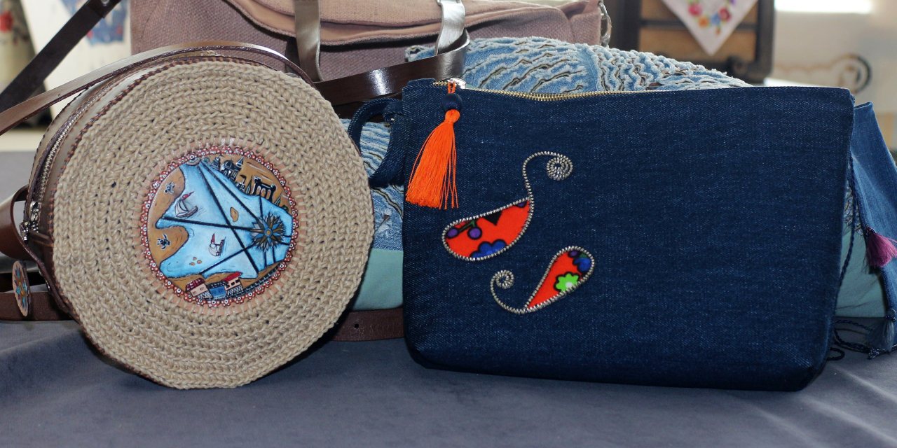 Atık kumaşlar sanata dönüştü