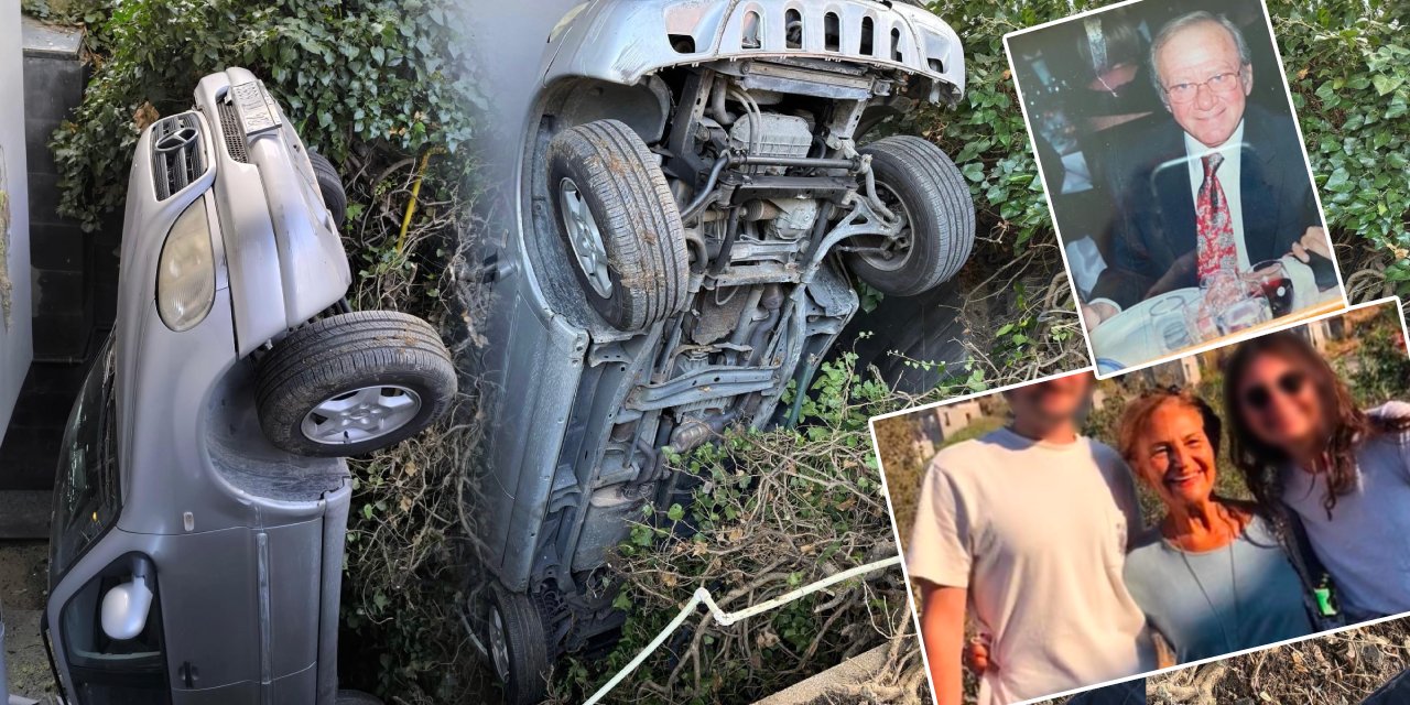 Beşiktaş’ta geri giden cip bina boşluğuna düştü