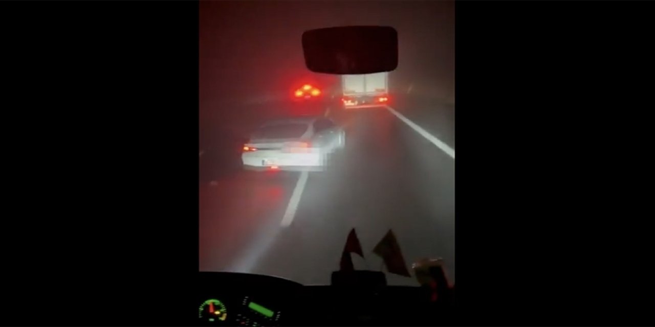 Yerlikaya'dan yolcu otobüsünü taciz eden iki otomobil sürücüsü paylaşımı