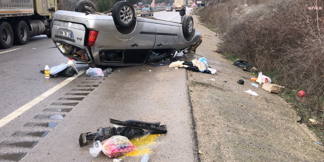 Kazada aynı aileden dört kişi yaralandı: Köylüler köprülü kavşak istedi