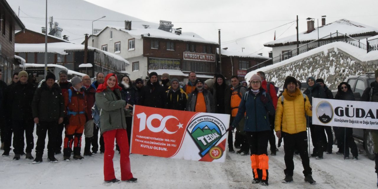 Zigana’da çığ şehitleri için sessiz yürüyüş