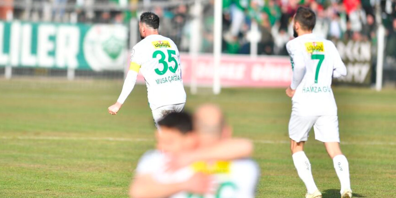 Bursaspor kafasını çalıştırdı galibiyet geldi