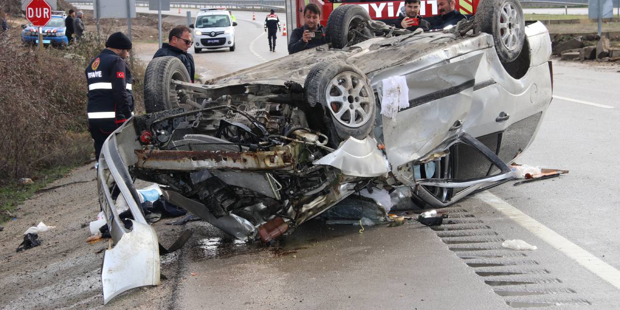 Amasya'da korkunç kaza! 4 yaralı var