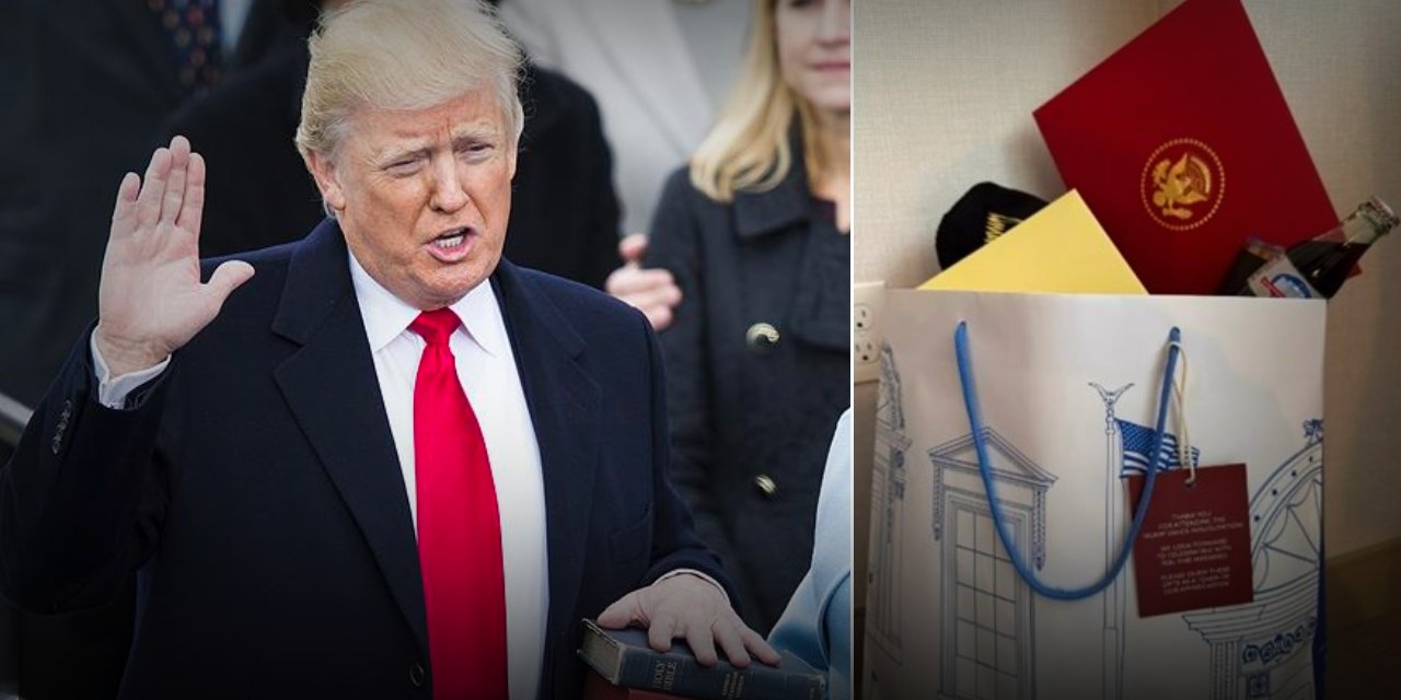 Trump'ın yemin töreninde dağıtılan çantadan neler çıktı? İşte o liste...