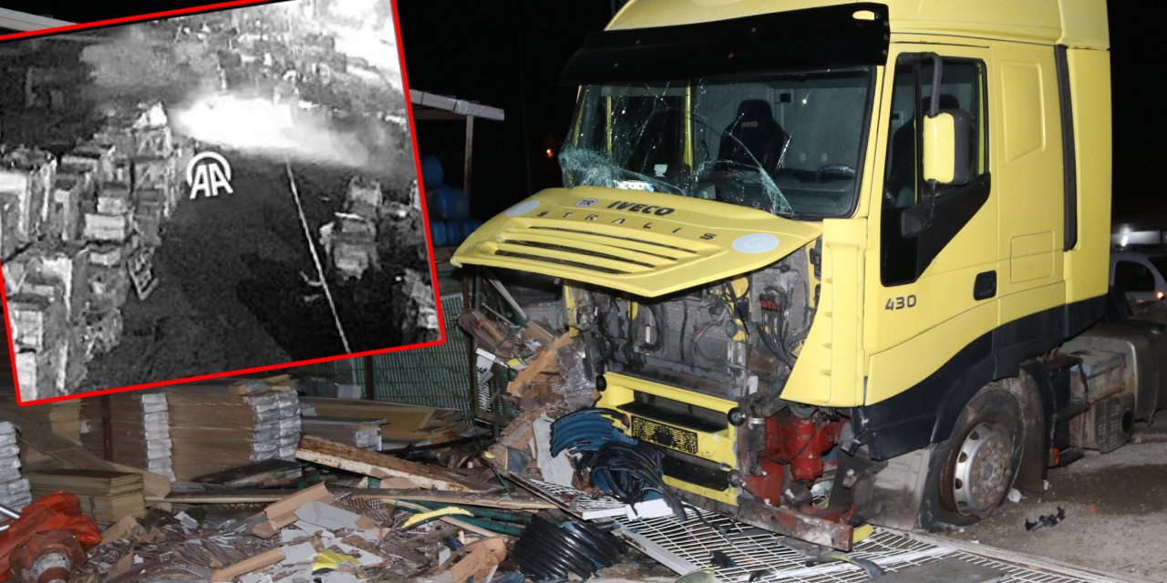 Dükkana bodoslama daldı: Görenler meteor düştü sandı