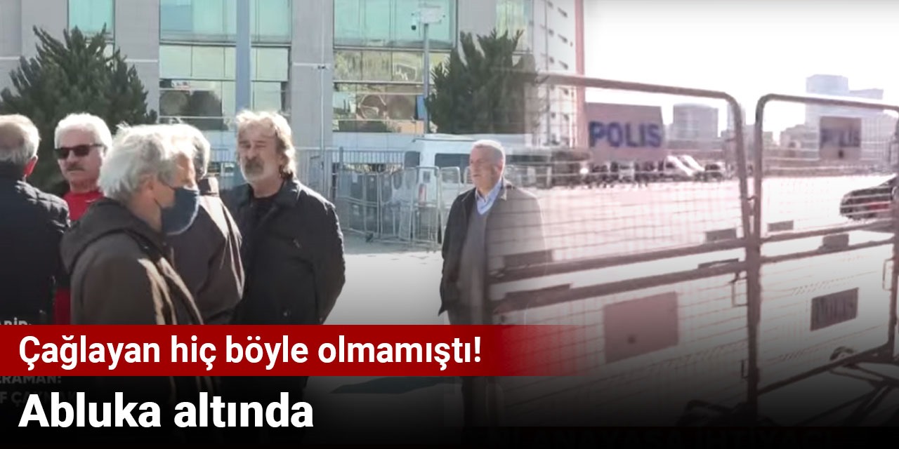 Çağlayan hiç böyle olmamıştı! Abluka altında