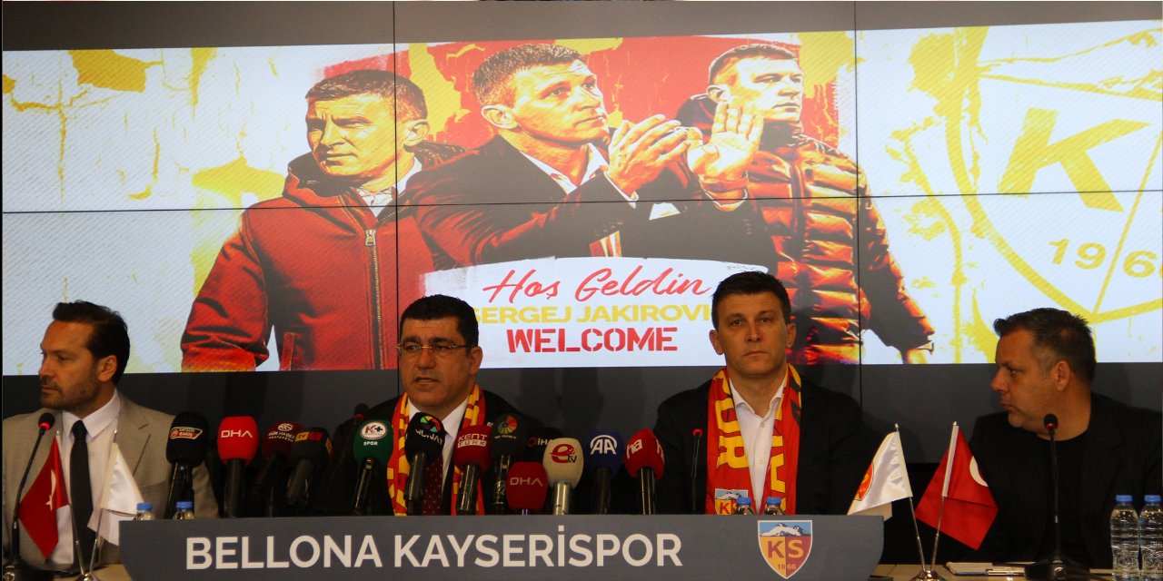 Kayserispor'un yeni hocası Jakirovic iddialı başladı