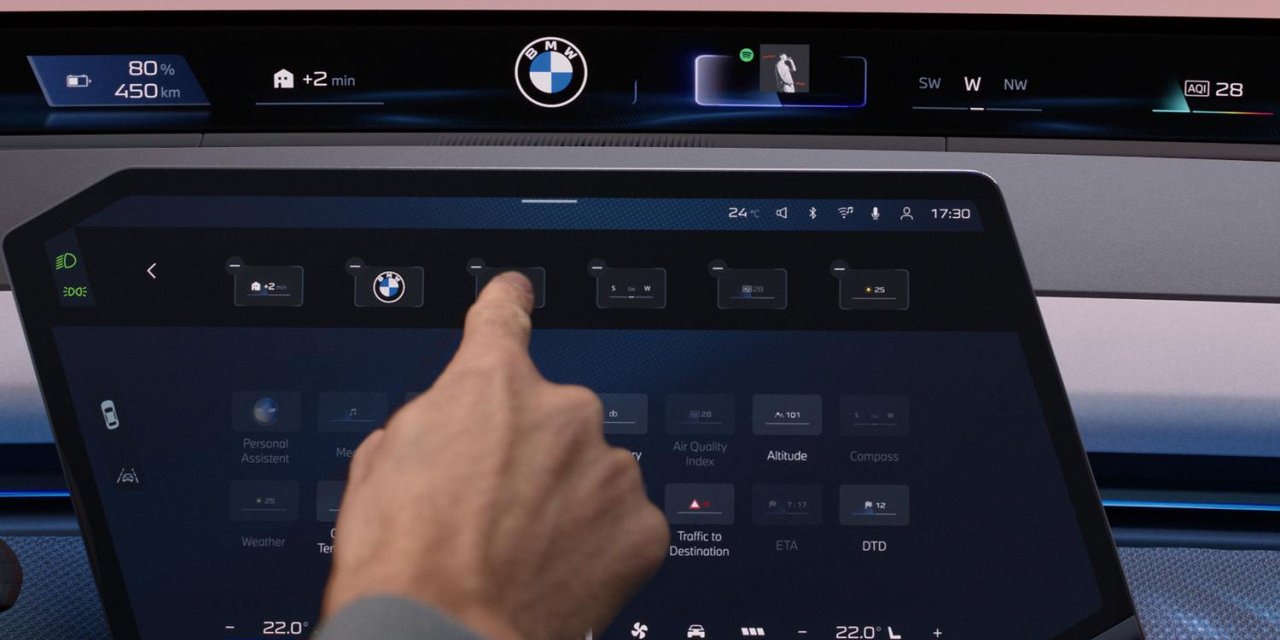BMW: Büyük ekranlar sürücüleri yoldan çıkarıyor