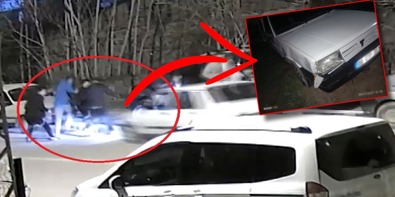 Hızla gelip 8 öğrencinin arasına daldı: Korku dolu anlar kamerada