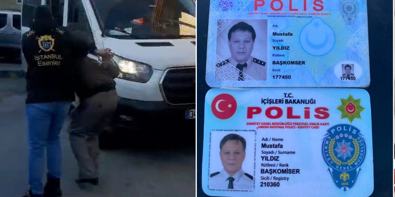 Sahte polisi kartındaki hata ele verdi