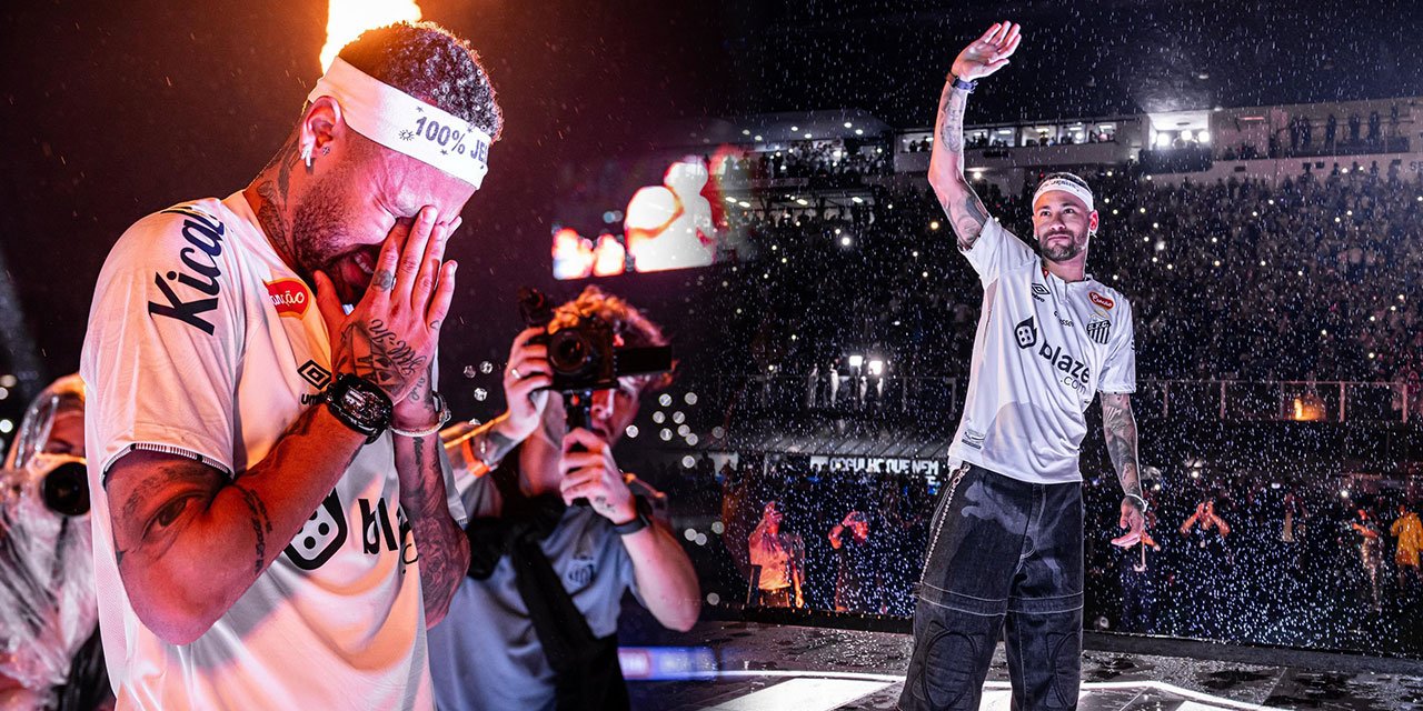 Neymar Brezilya’da krallar gibi karşılandı: Gözyaşlarına boğuldu