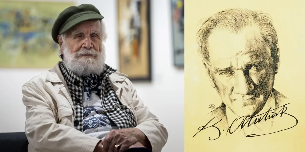 Atatürk'ün imzasını stilize etmişti: Etem Çalışkan hayatını kaybetti