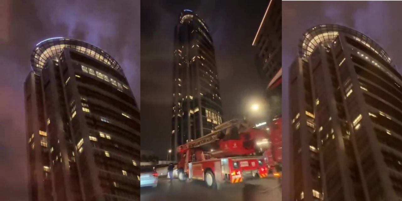 İstanbul'daki Emaar AVM'de yangın