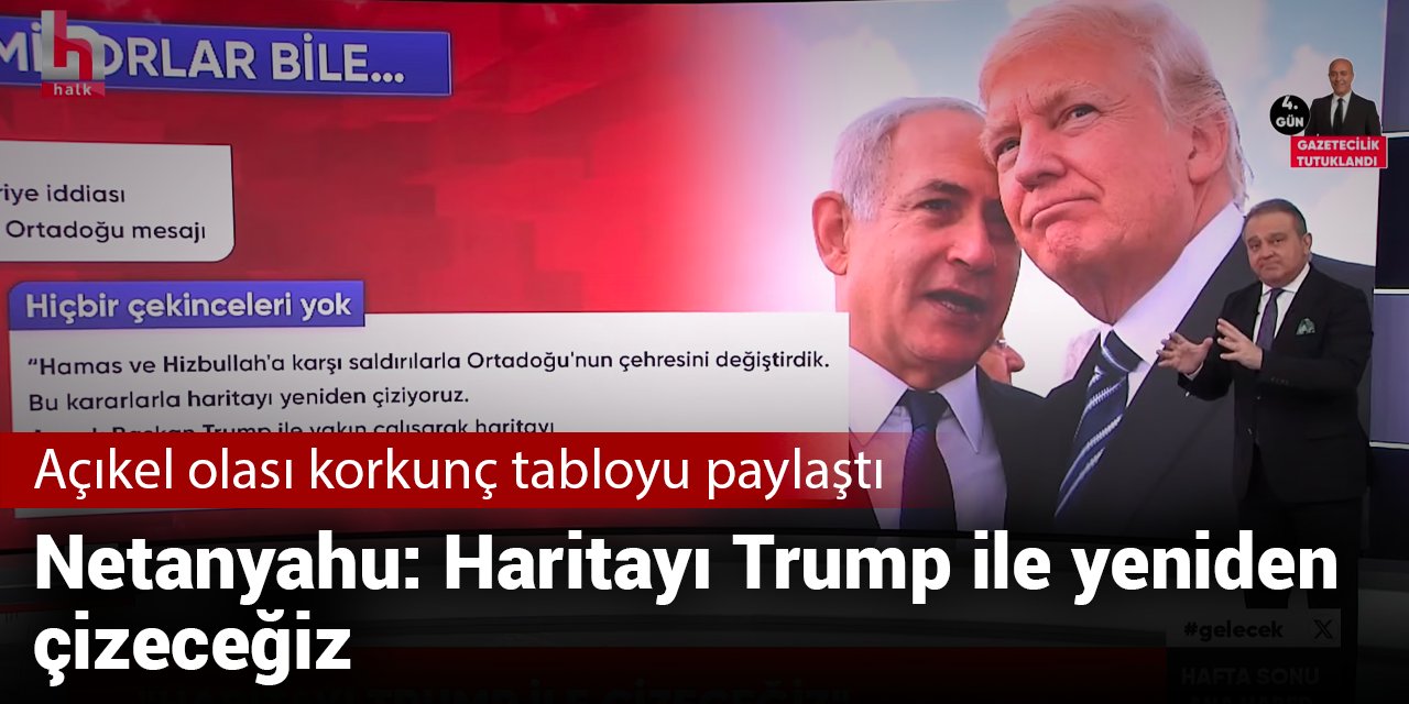 Açıkel olası korkunç tabloyu paylaştı: "Haritayı Trump ile yeniden çizeceğiz"