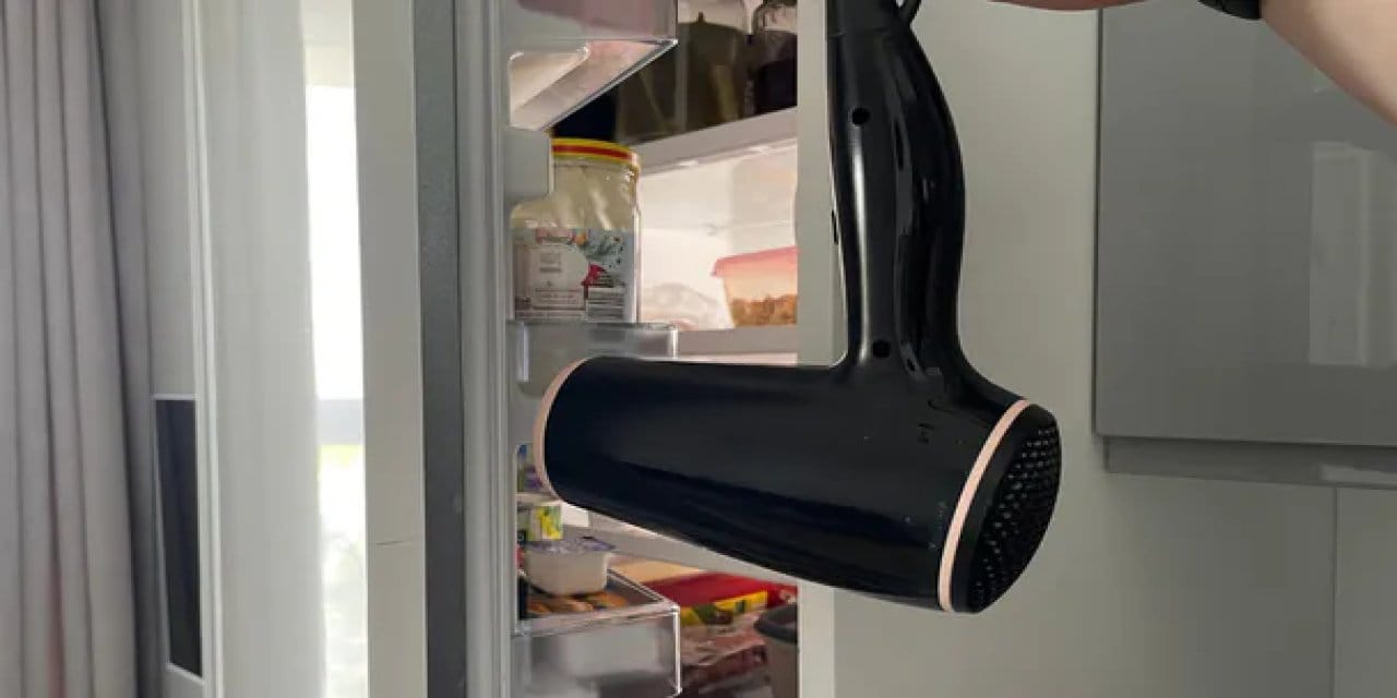 Buzdolabınızın kapanmadığını mı düşünüyorsunuz?  Saç kurutma makinesi testini deneyin