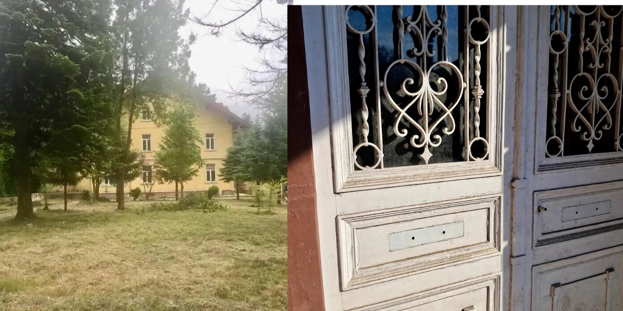 Atatürk bahçesinde soluklanmıştı. Tarihi konakta görülmemiş olay