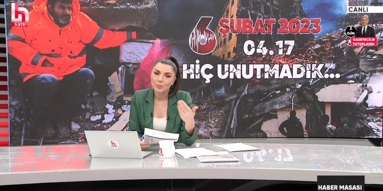 Halk TV'nin deprem yayınına engel