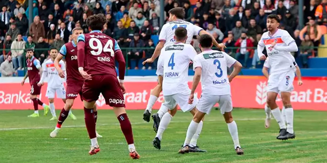 Trabzonspor 2. Lig ekibinin elinden zor kurtuldu