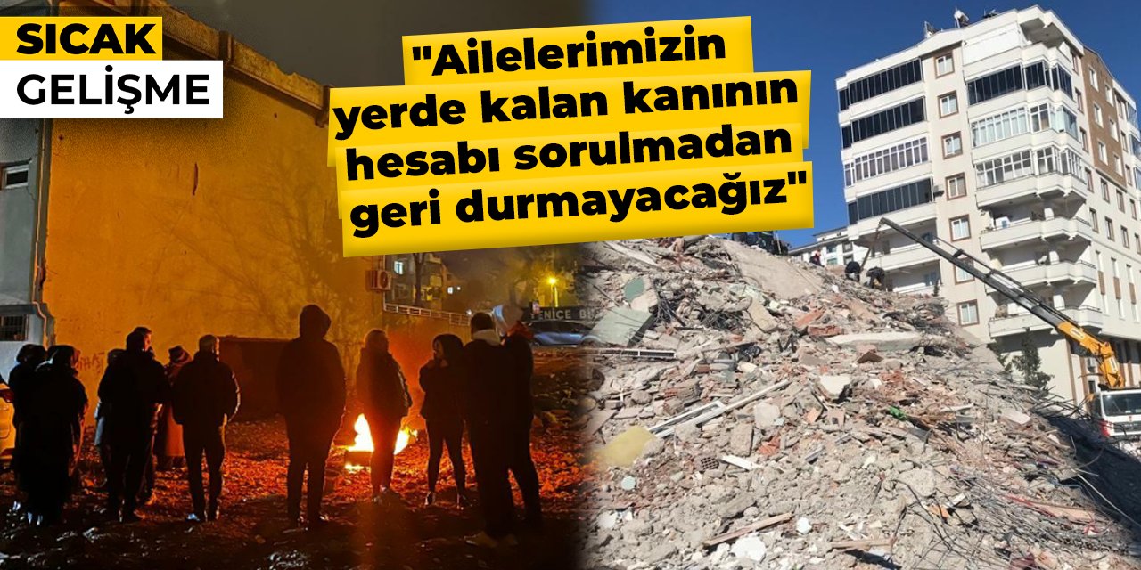 146 kişiye mezar olan Hamidiye Sitesi önünde adalet nöbeti