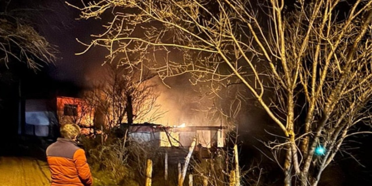 Yangında Kıbrıs gazisi hayatını kaybetti