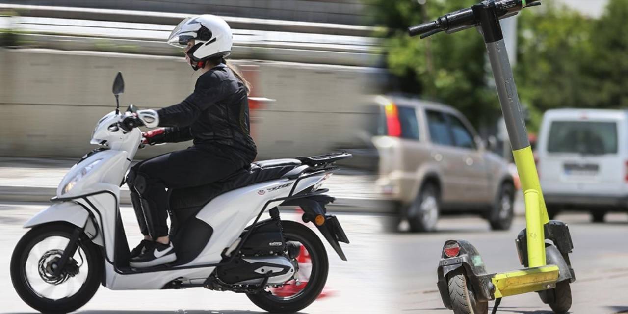 Scooter ve motosikletlerin trafiğe çıkışı yasaklandı