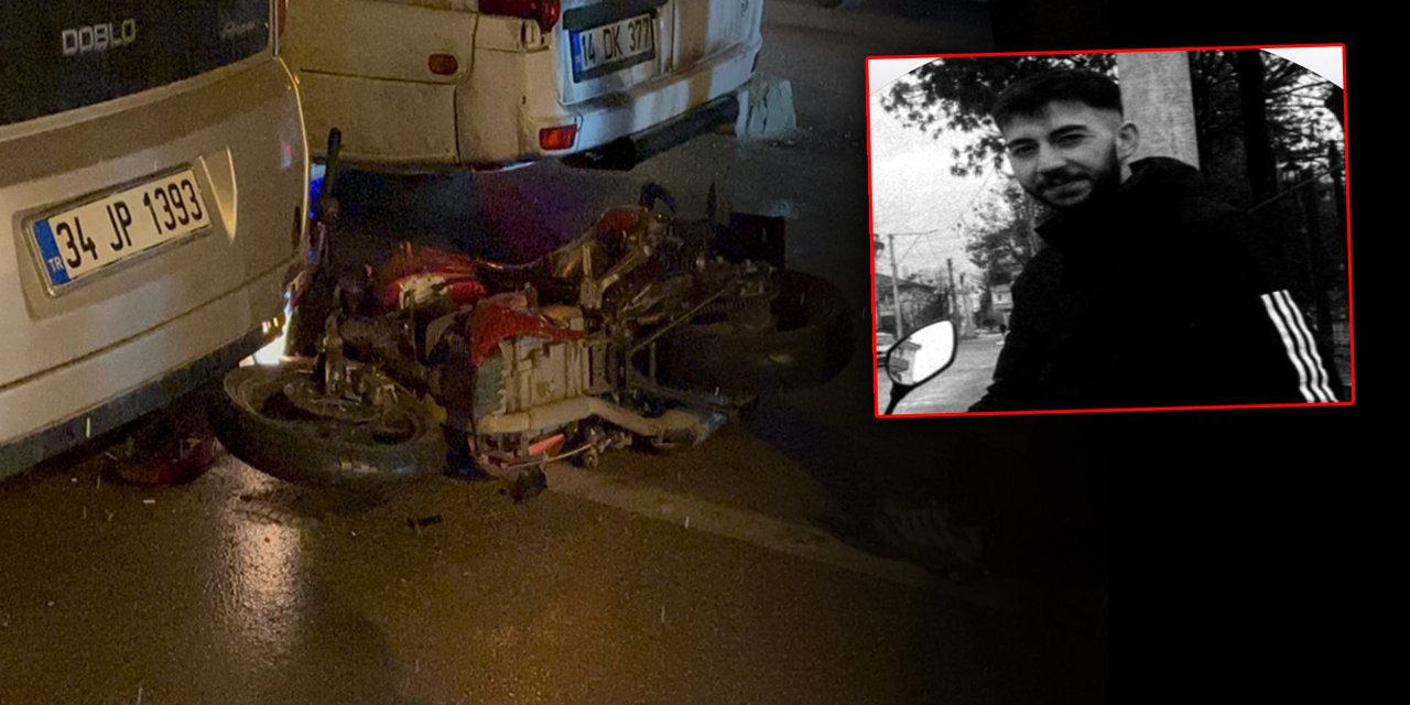 Yola savrulan motosiklet sürücüsü yaşamını yitirdi