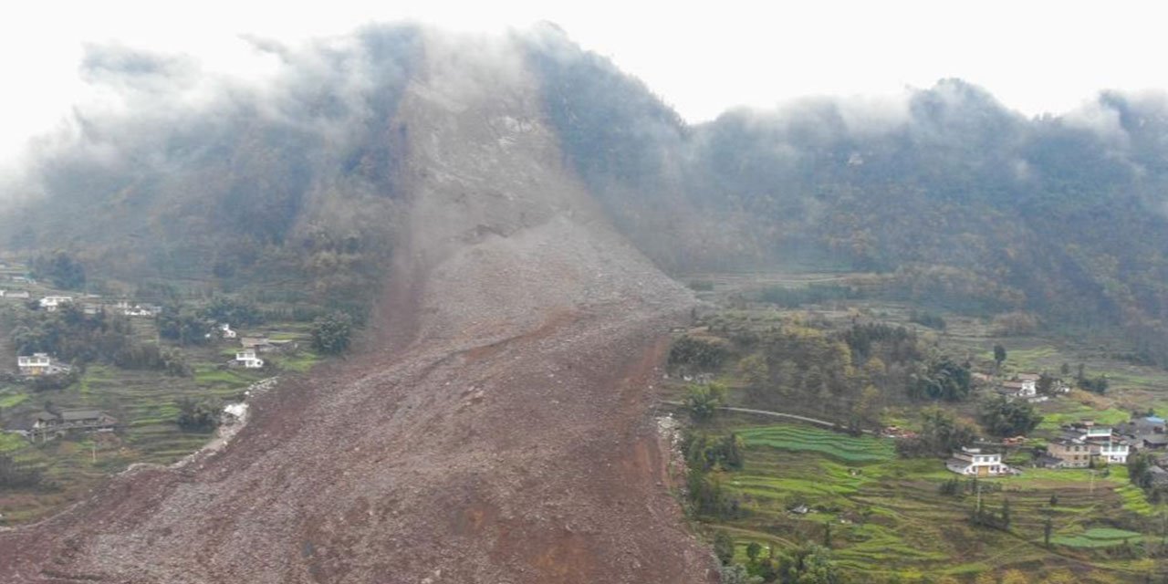 Çin'de heyelan: 30 kişi kayıp