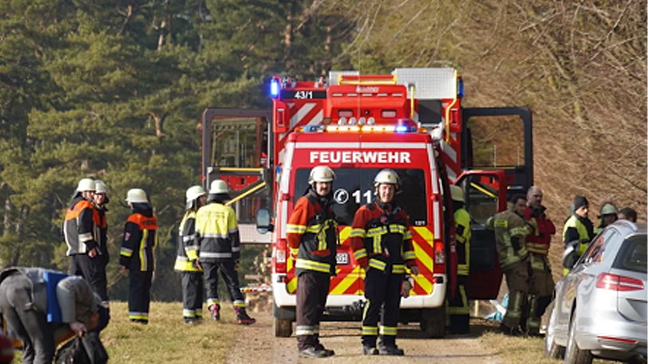 Almanya'da helikopter kazası: 2 ölü