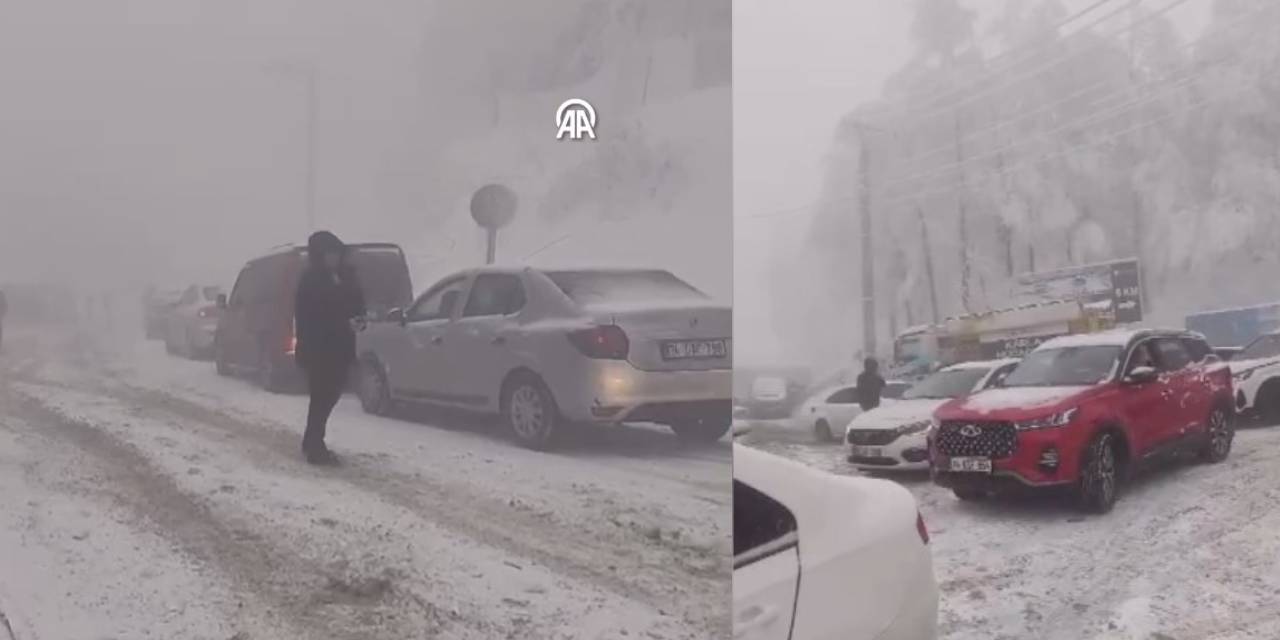 Kartepe'de yoğunluk: Yüzlerce araç yolda mahsur kaldı