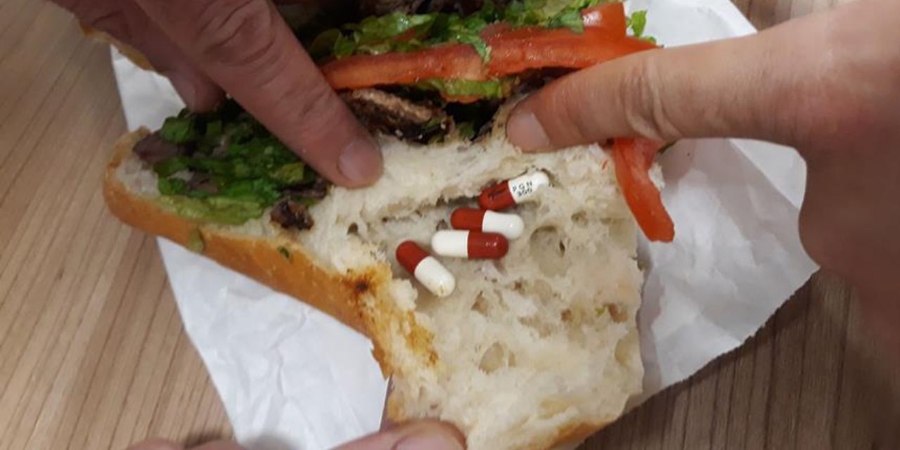 Pes artık... Gözaltındaki şüpheliye ekmek arası uyuşturucu servisi yapmışlar