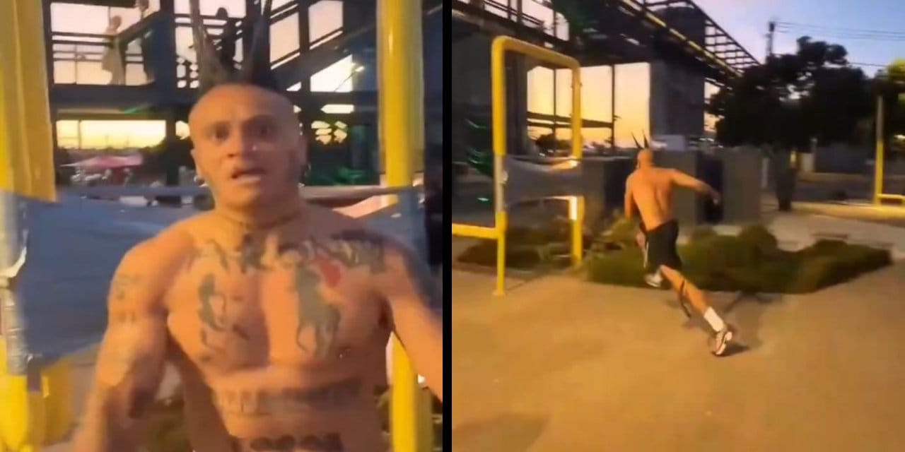 Durduk yere bandın içinden geçmeyi denedi: Başarısız fenomenin şuuru gitti